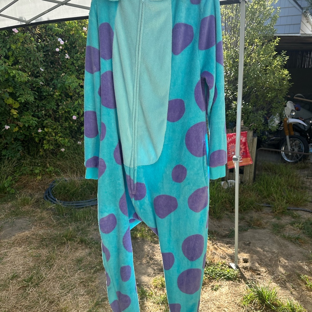 Disney Pixar Monsters Inc Sulley Fleece Onesie - Picture 6 of 11